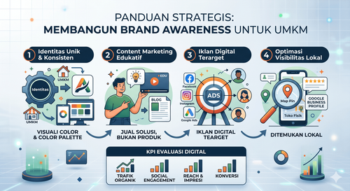 Cara Membangun Brand Awareness untuk UMKM: Panduan Strategis Mendominasi Pasar Digital